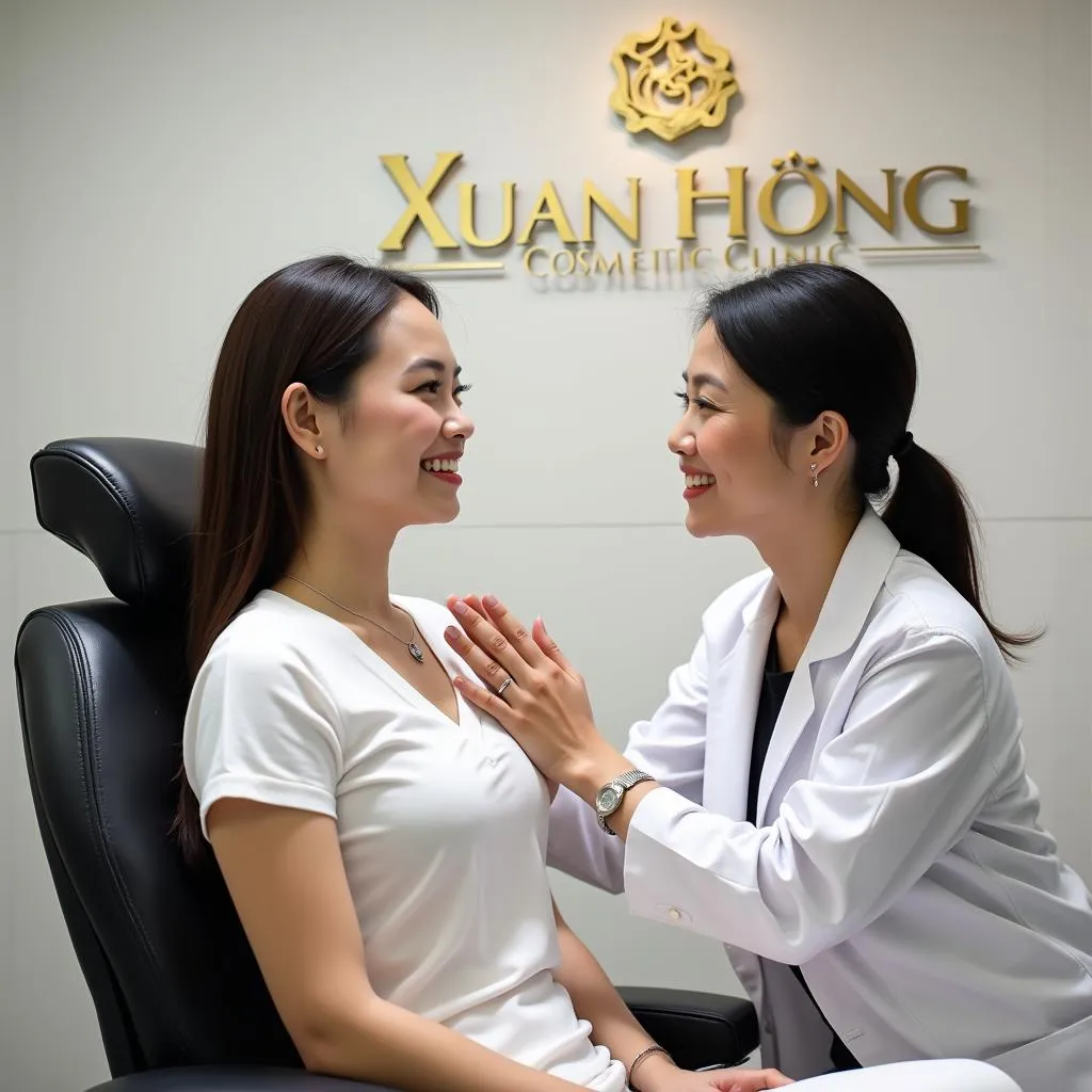 Bác sĩ Duy Thẩm Mỹ Viện Xuân Hương tư vấn khách hàng