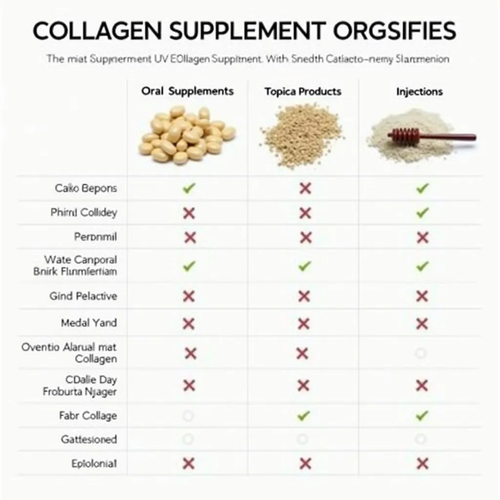 Các phương pháp bổ sung collagen