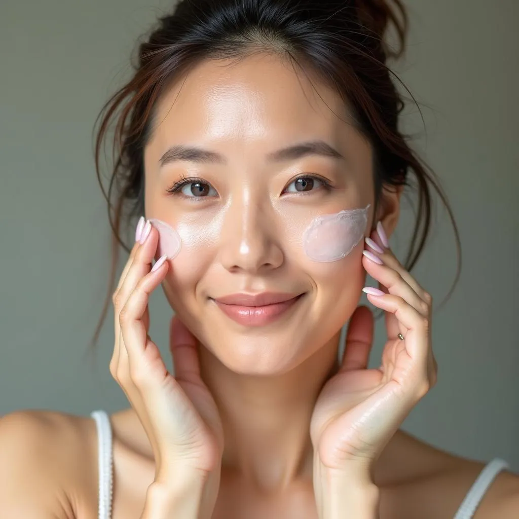 Khánh Linh The Face chăm sóc da với collagen