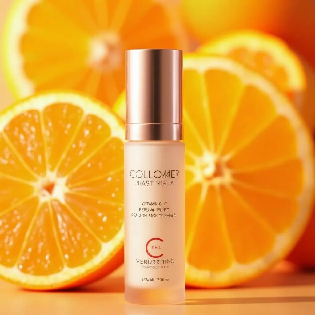 Serum collagen vitamin C