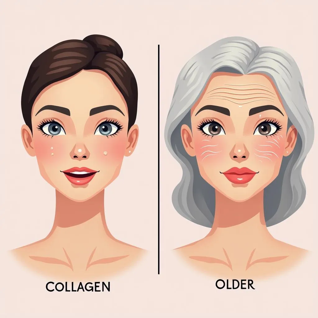 Sự Suy Giảm Collagen Theo Thời Gian