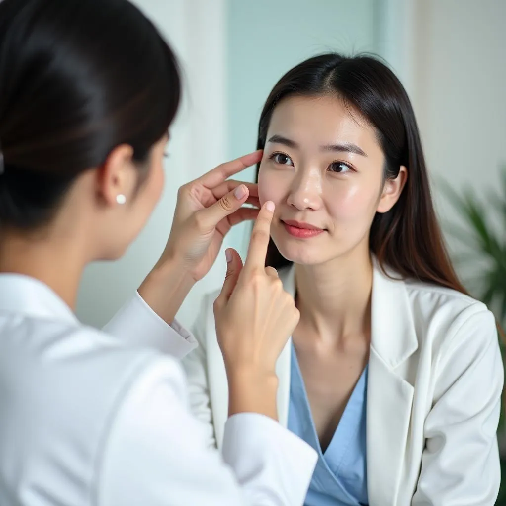 Consultation with a Korean plastic surgeon