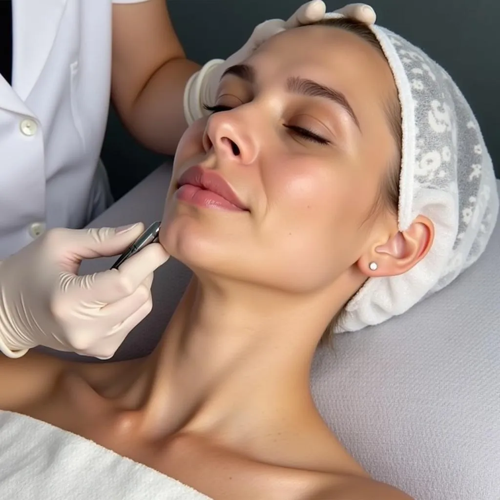 HIFU treatment for facial rejuvenation