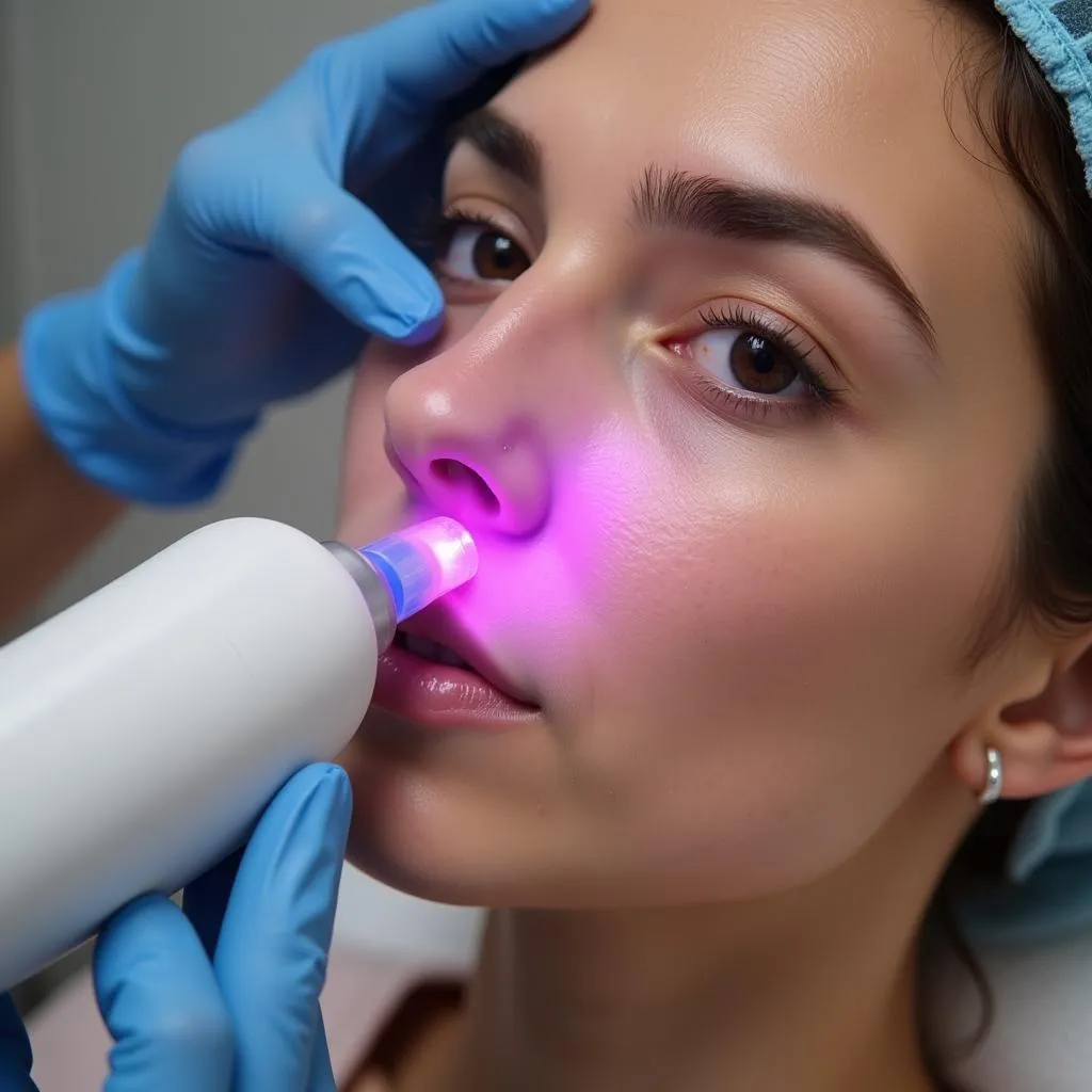 Laser skin treatment