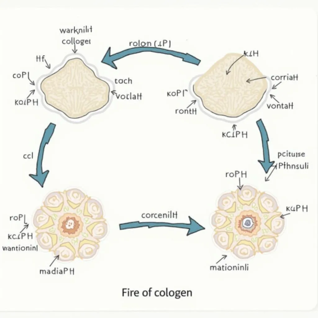 Quy trình sản xuất collagen với hóa chất dy