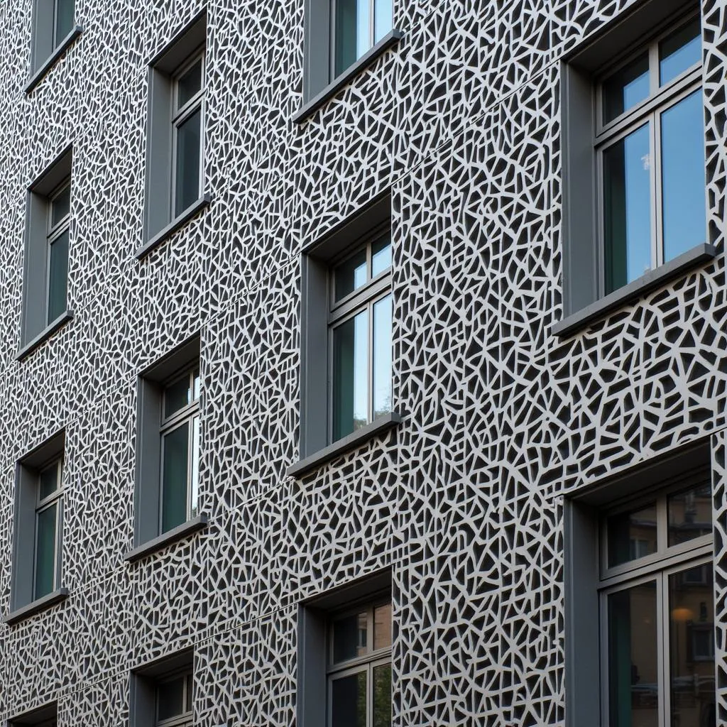 Geometric Patterns on Building Facade