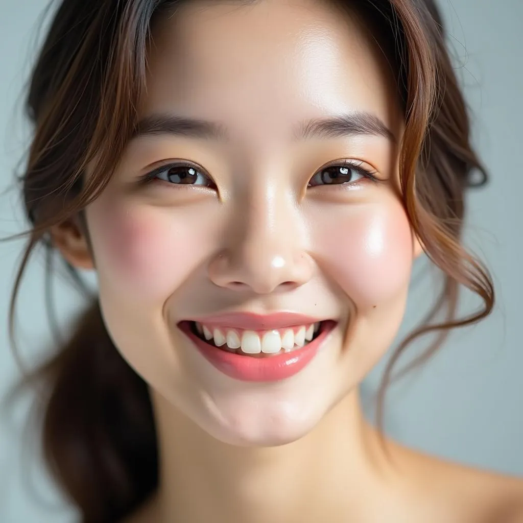 Jin Se-Yeon với làn da rạng rỡ