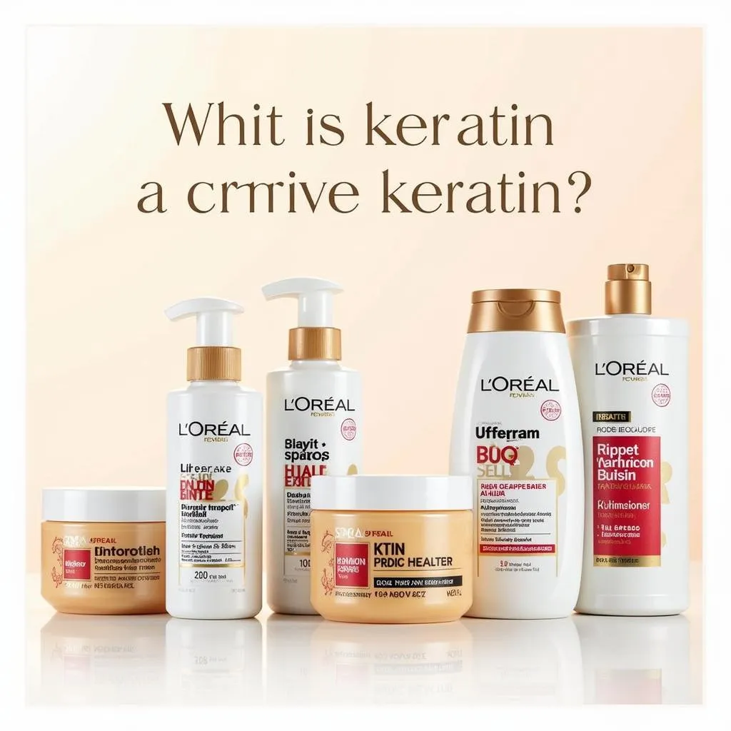 Sản phẩm L'Oreal chứa keratin