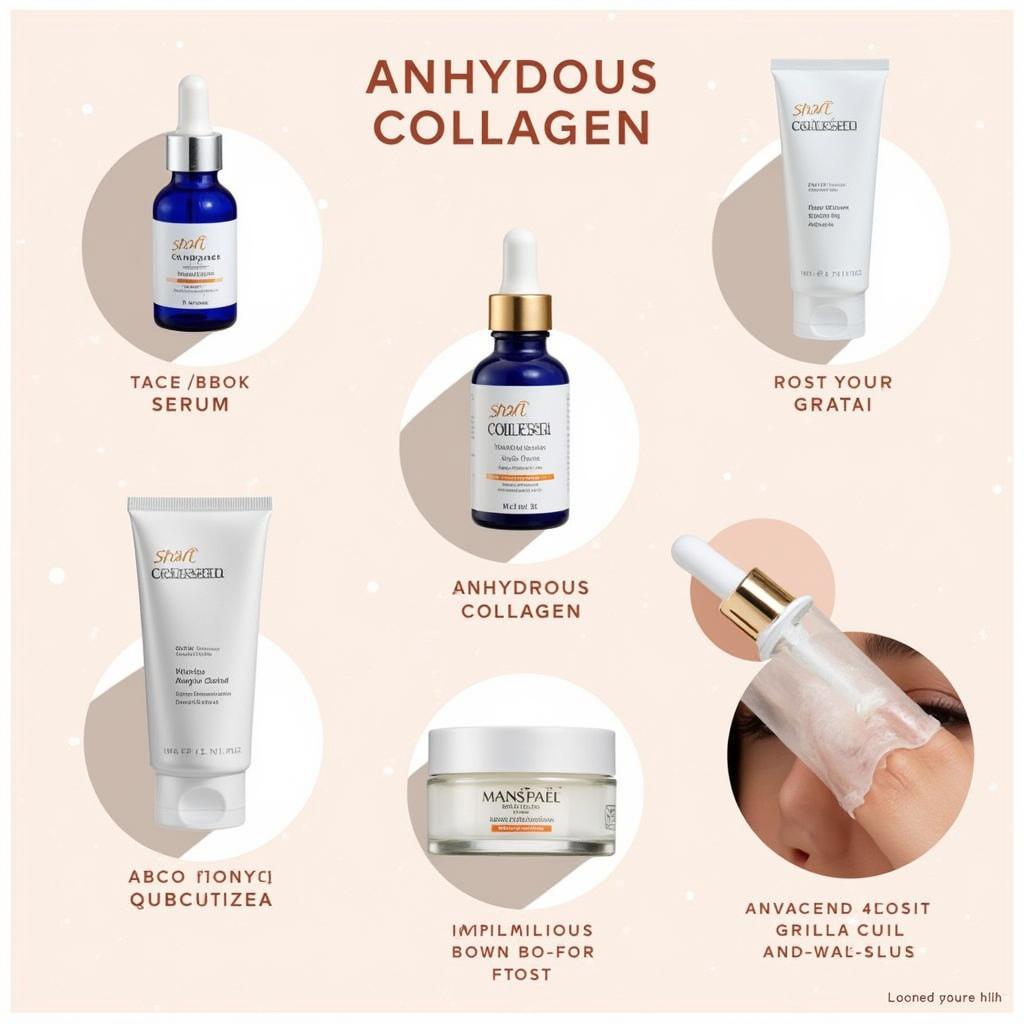 Ứng dụng Anhydrous Collagen