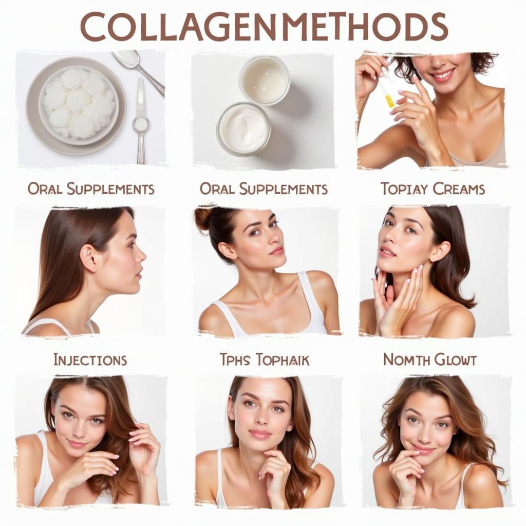 Bổ sung collagen cho làn da căng bóng, mịn màng