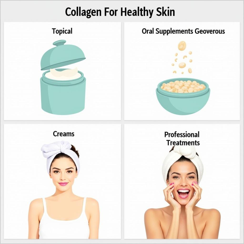 Bổ sung collagen cho da khỏe mạnh