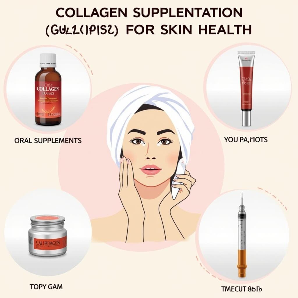 Bổ sung collagen cho làn da khỏe mạnh