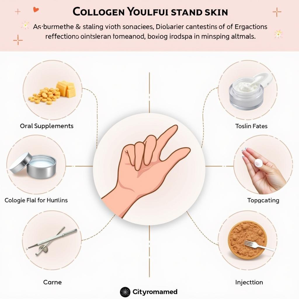 Bổ sung collagen cho da căng mịn