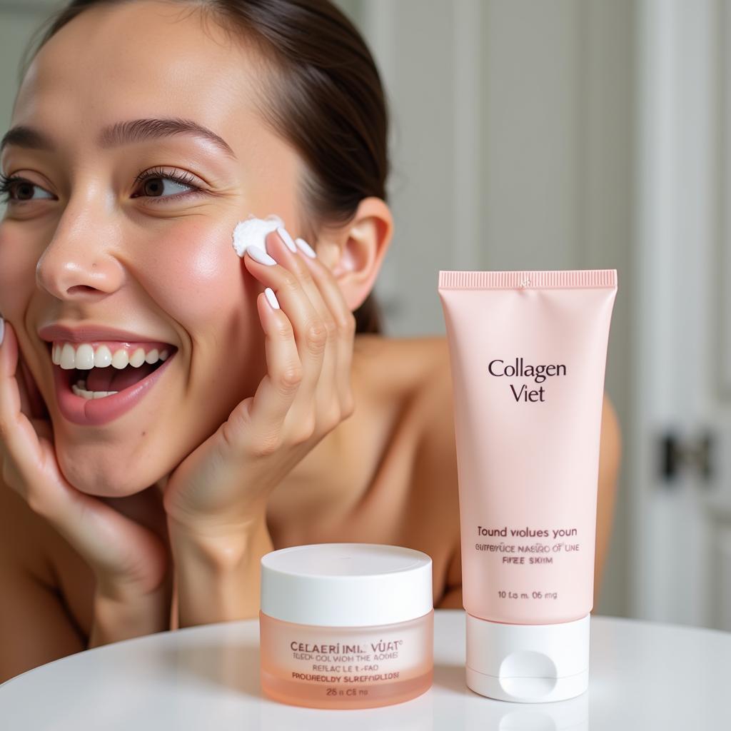 Bổ sung collagen cho làn da tươi trẻ