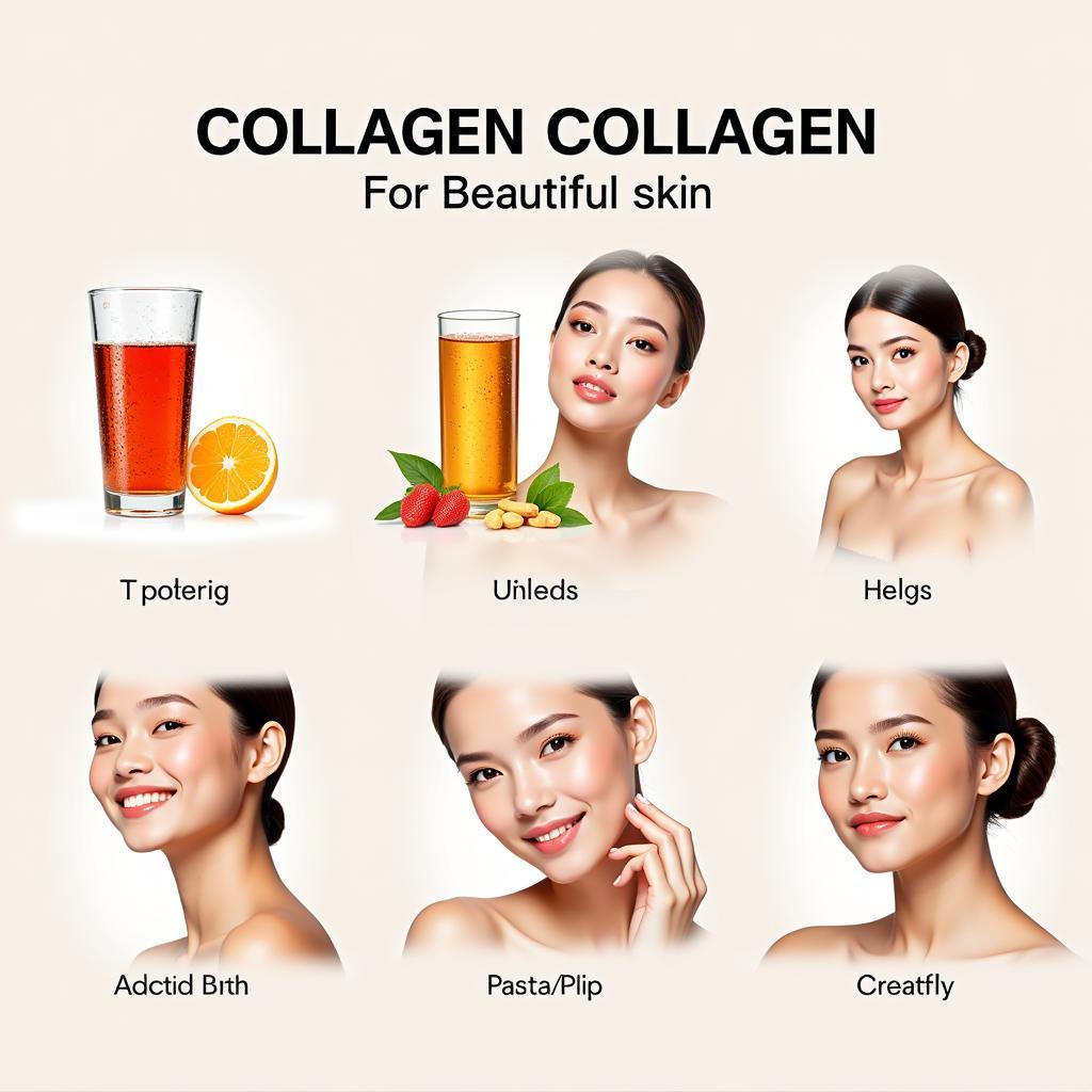 Bổ sung collagen cho da đẹp