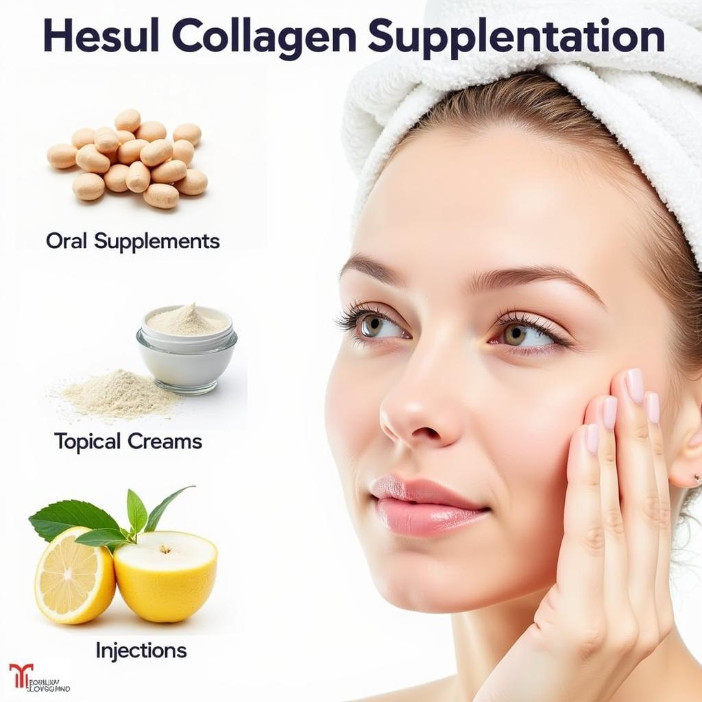 Bổ sung collagen cho làn da đẹp