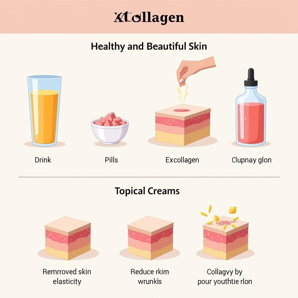 Bổ sung collagen cho làn da khỏe đẹp