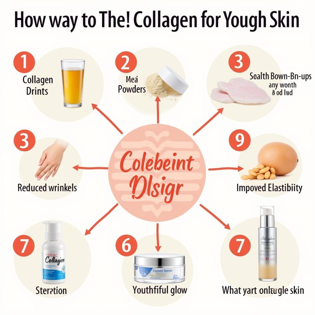 Bổ sung collagen cho làn da tươi trẻ