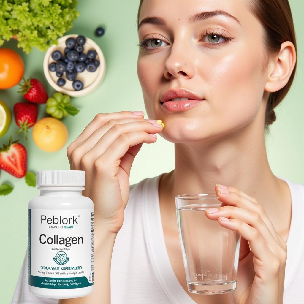 Bổ sung collagen cho làn da tươi trẻ