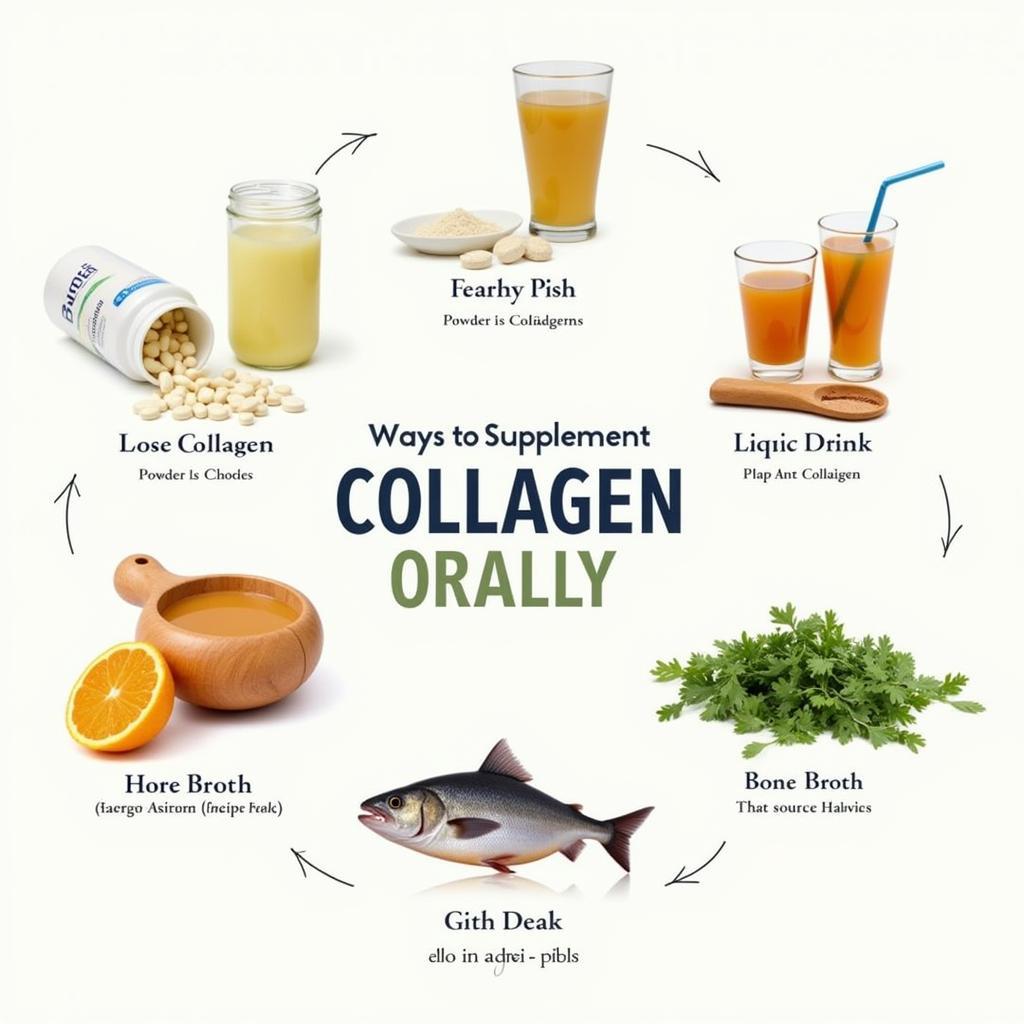 Bổ sung collagen đường uống