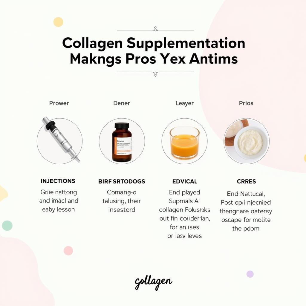 Các phương pháp bổ sung Collagen