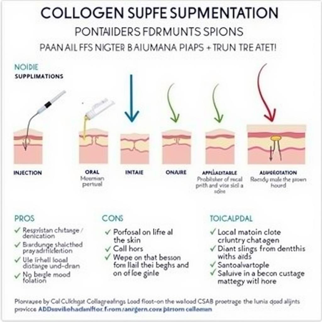 Các phương pháp bổ sung Collagen