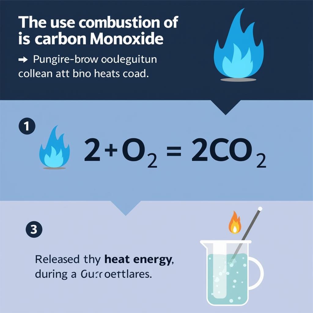 Cacbon oxit tham gia phản ứng cháy tạo CO2