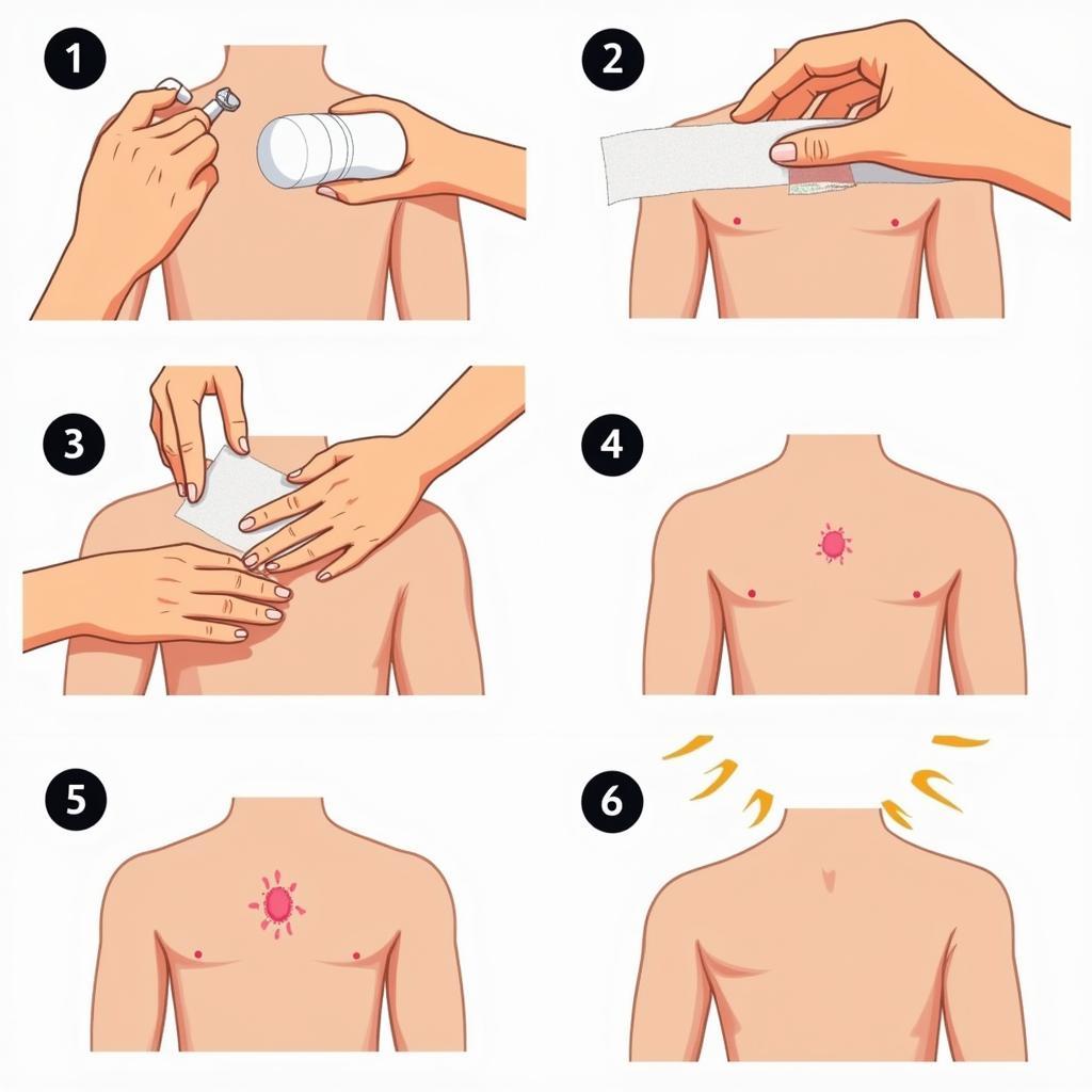 Chăm sóc da sau tẩy nốt ruồi