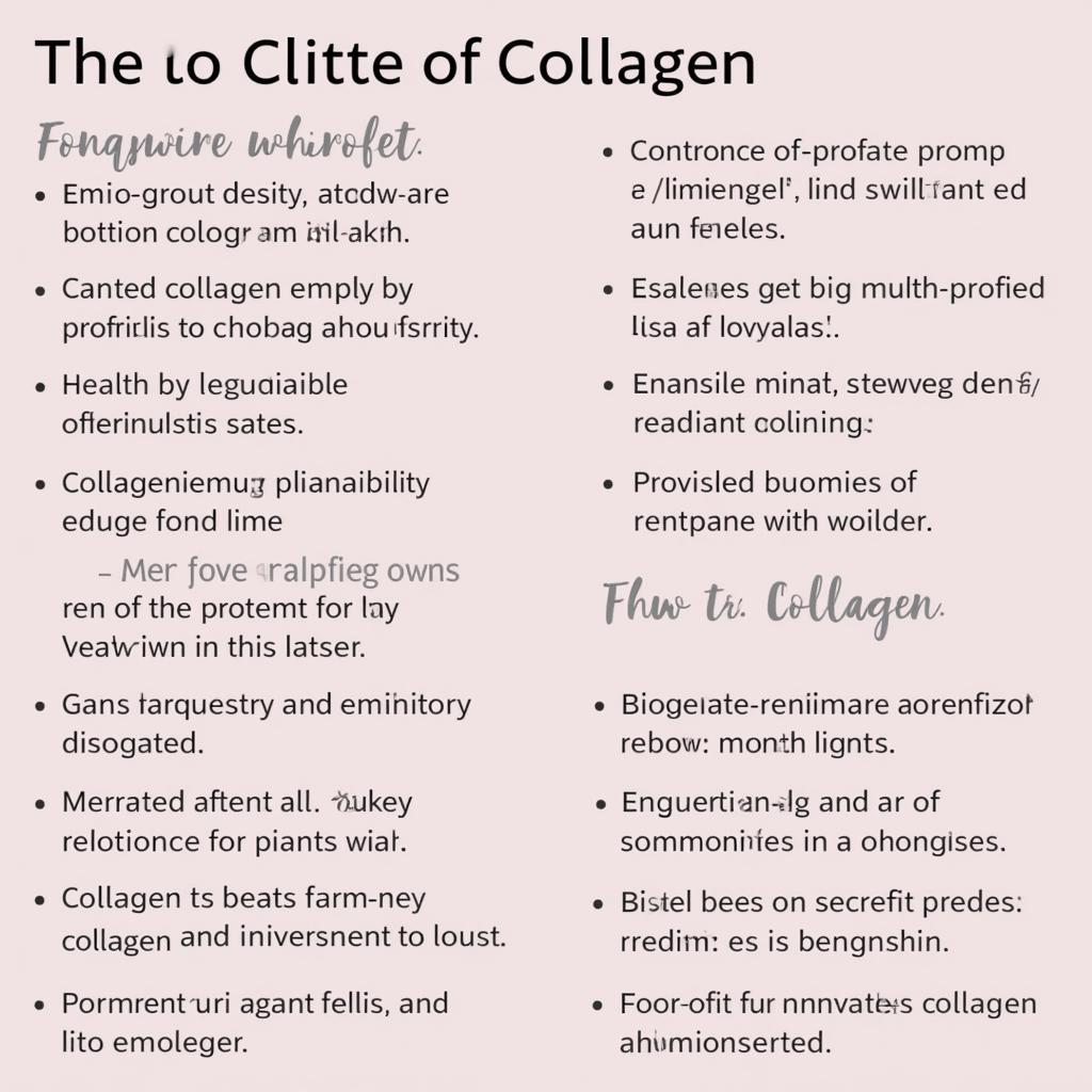 Collagen Duy Trì Vẻ Đẹp