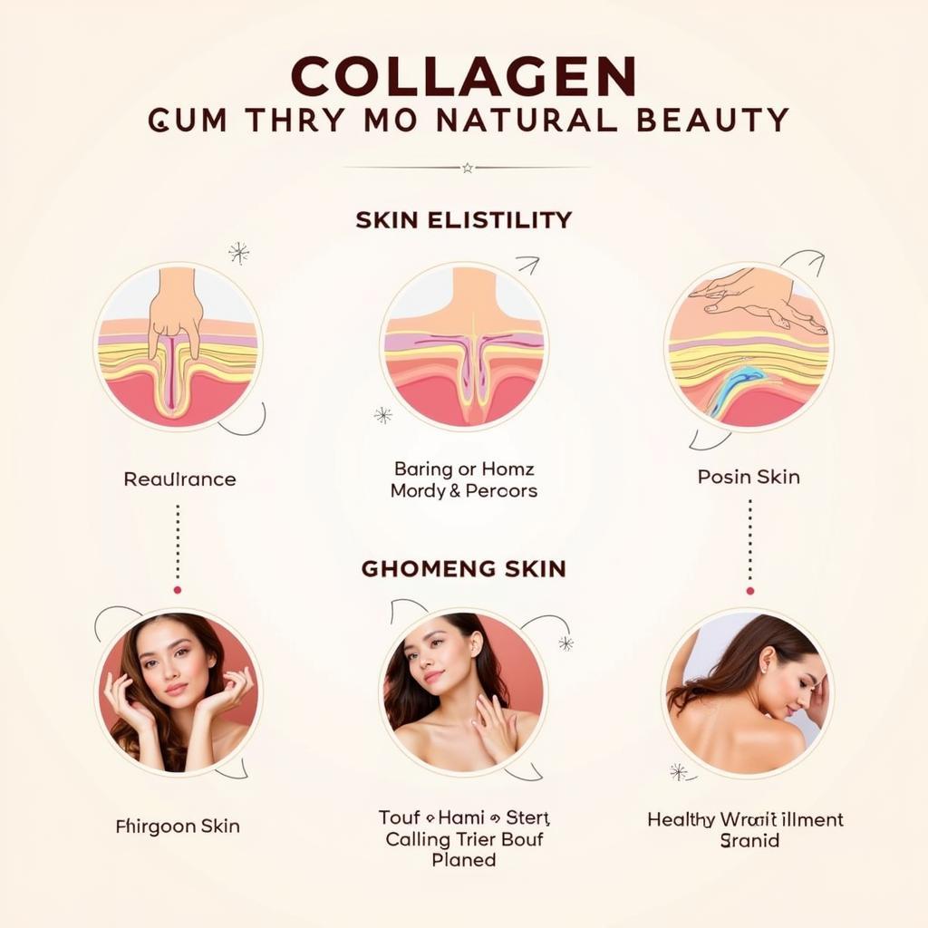 Collagen giúp duy trì vẻ đẹp tự nhiên