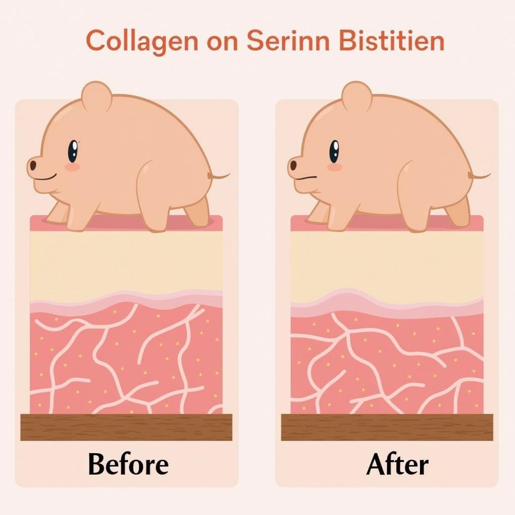 Collagen giúp tăng cường độ đàn hồi cho da