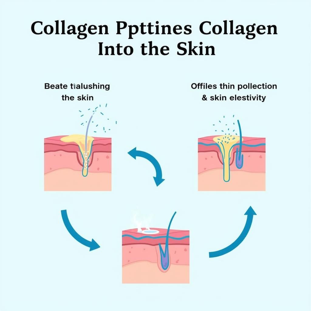 Collagen peptide cho làn da tươi trẻ