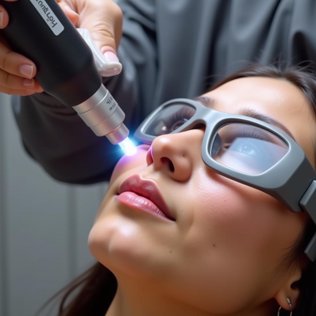 Công nghệ laser trắng da mặt hiệu quả