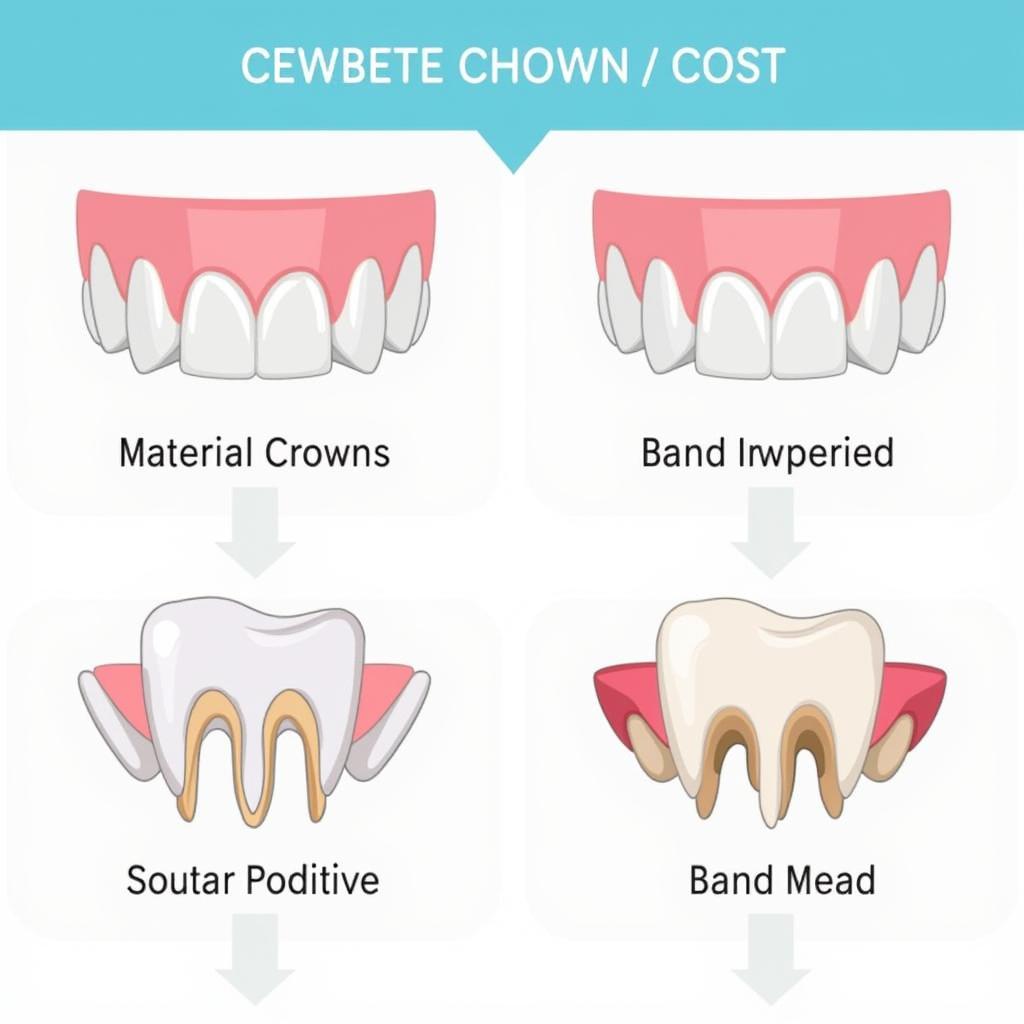 Giá răng sứ thẩm mỹ ảnh hưởng bởi chất liệu