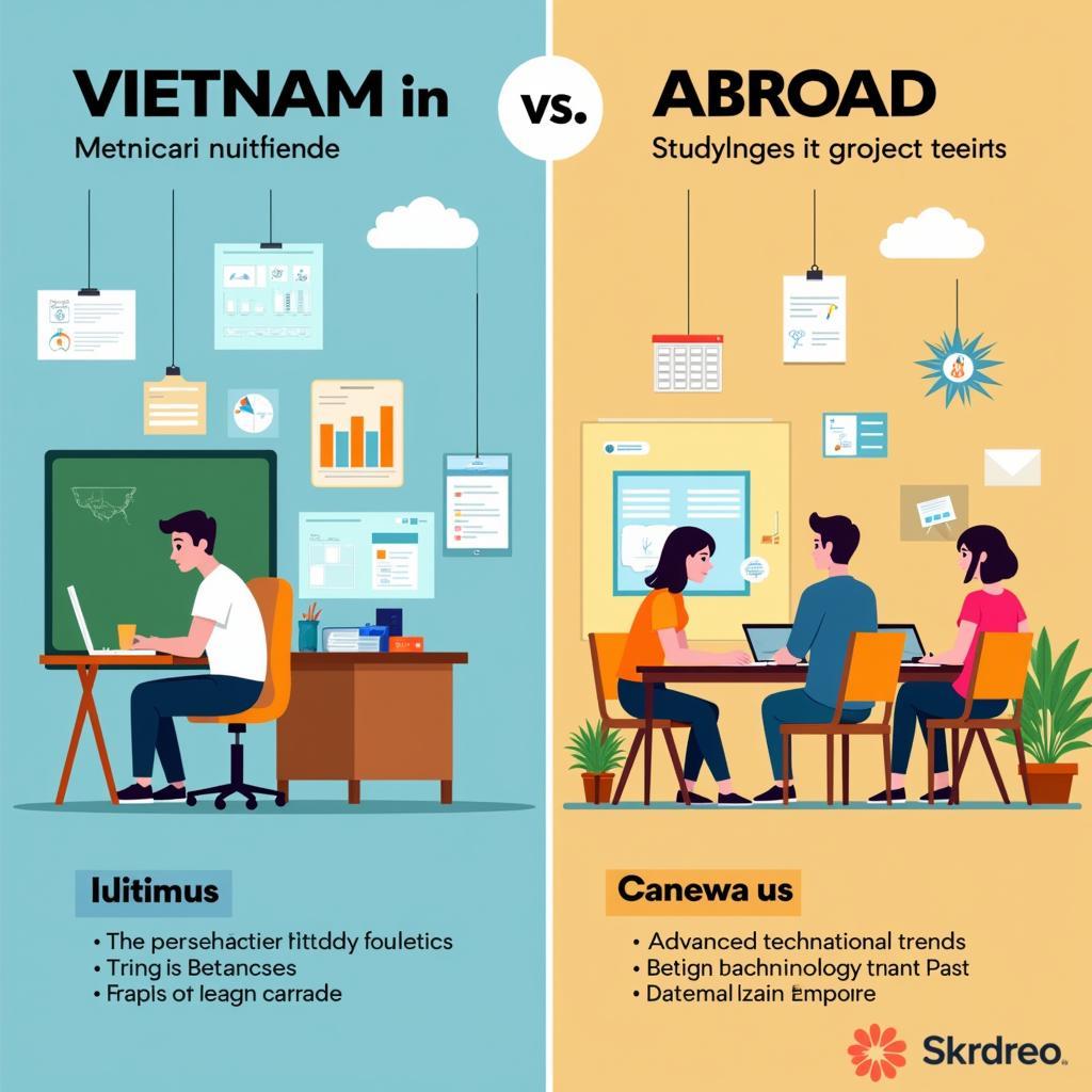 So sánh học thẩm mỹ Việt Nam và nước ngoài