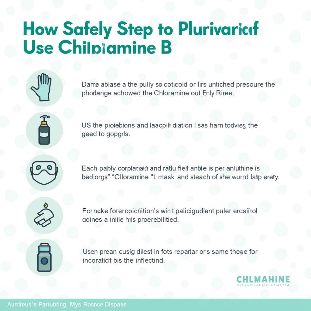 Hướng dẫn sử dụng Cloramin B an toàn