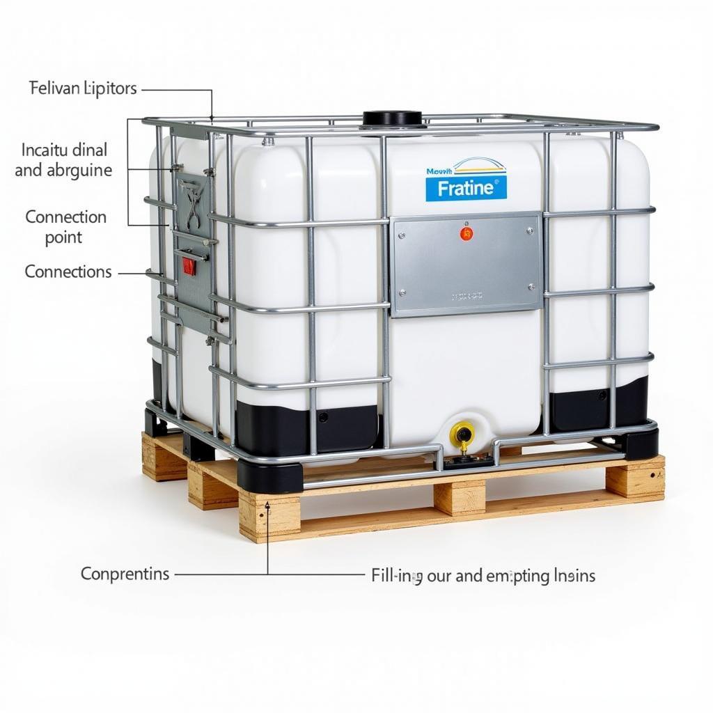 IBC tank đựng hóa chất