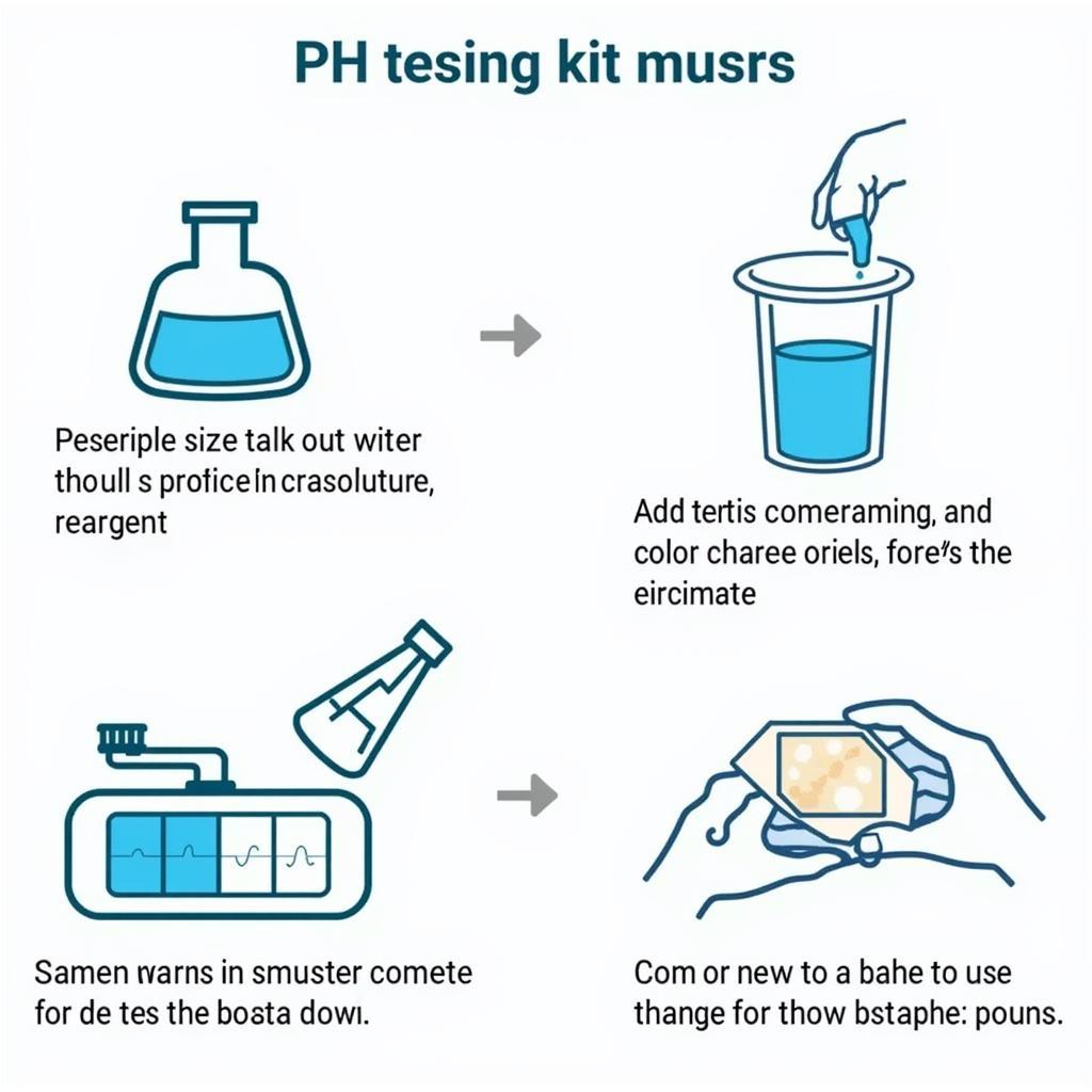 Kiểm tra độ pH hồ bơi bằng bộ test kit