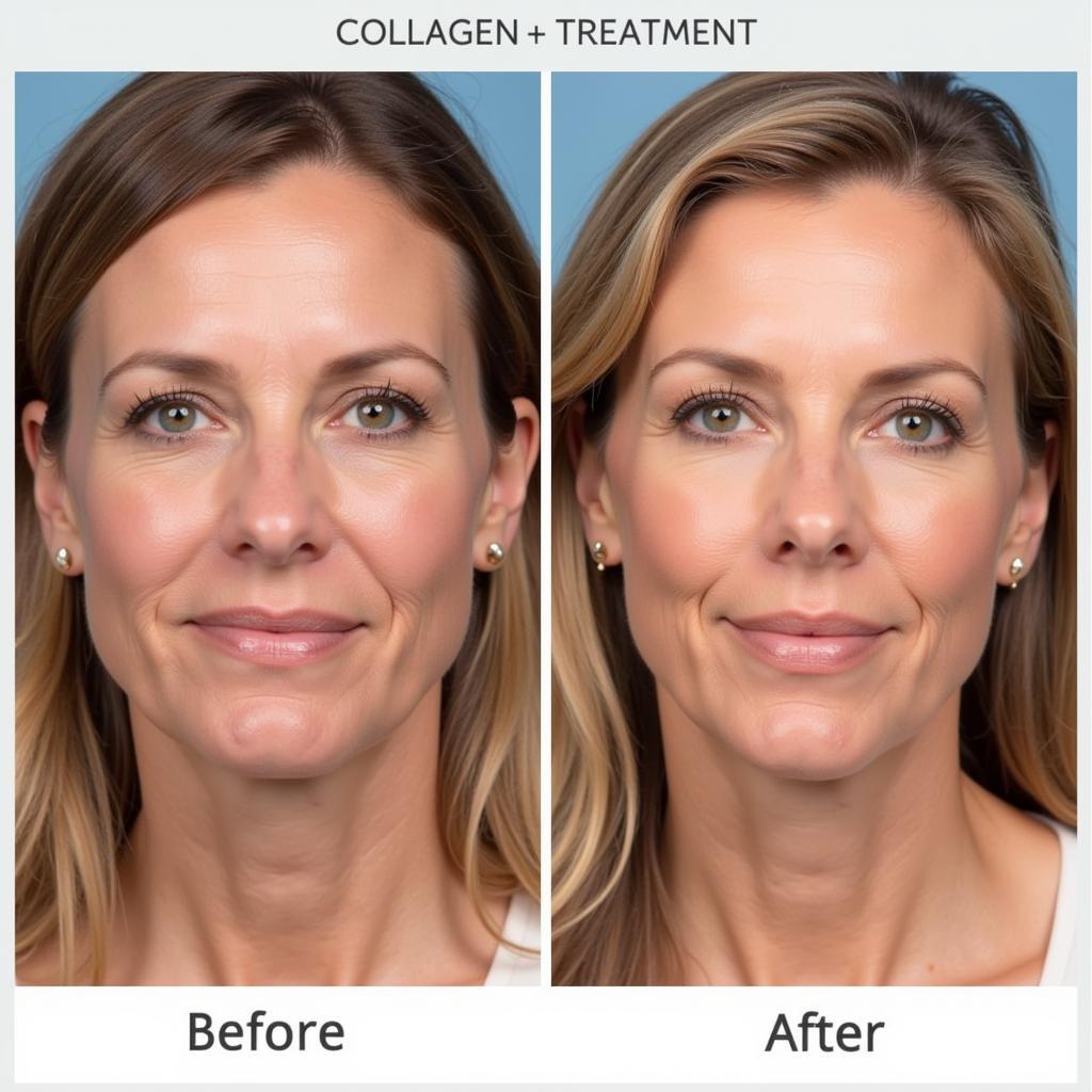 Làn da tươi trẻ với collagen