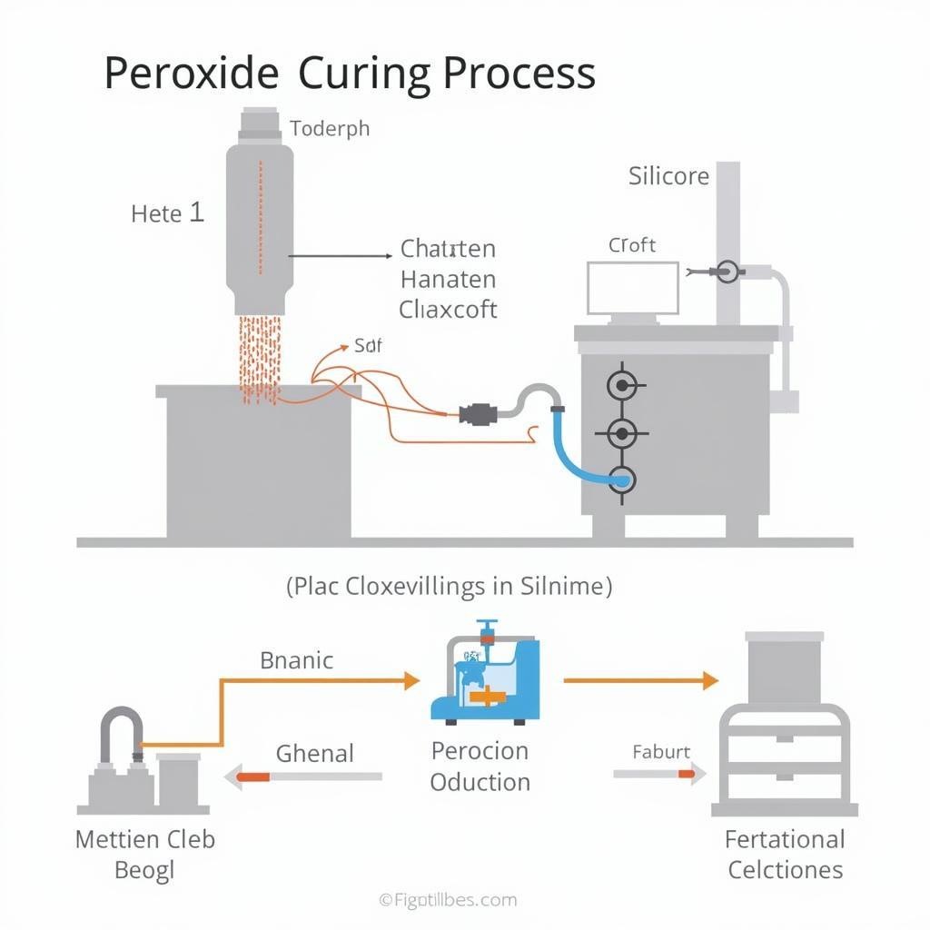 Quá trình lưu hóa peroxide trong cao su silicon