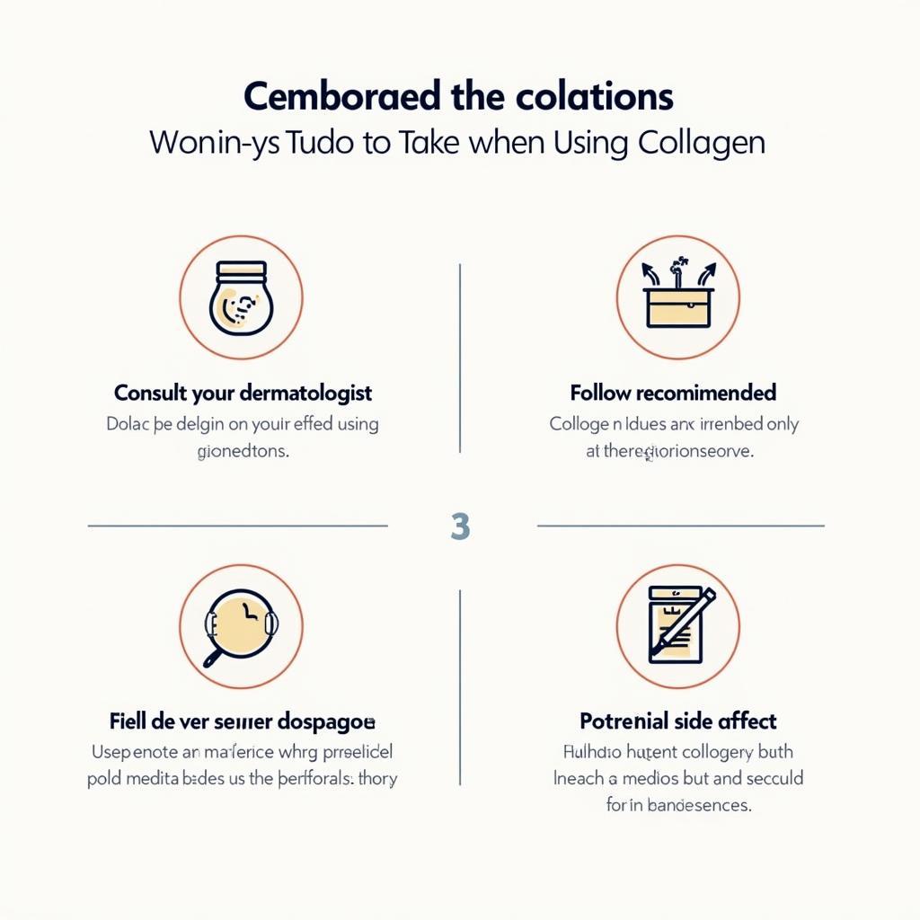 Lưu ý khi sử dụng collagen