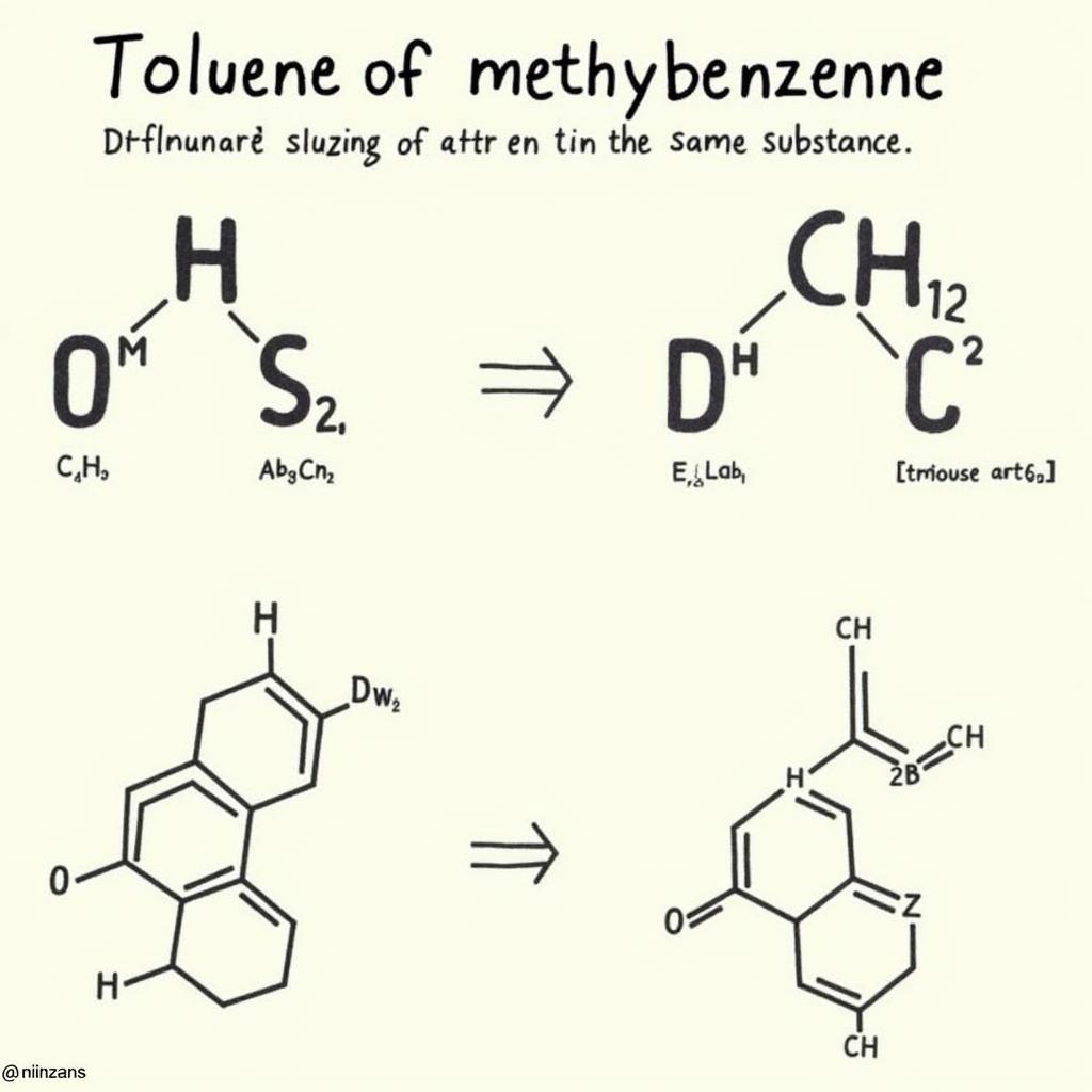 Methylbenzene và Toluene: Sự Khác Biệt?