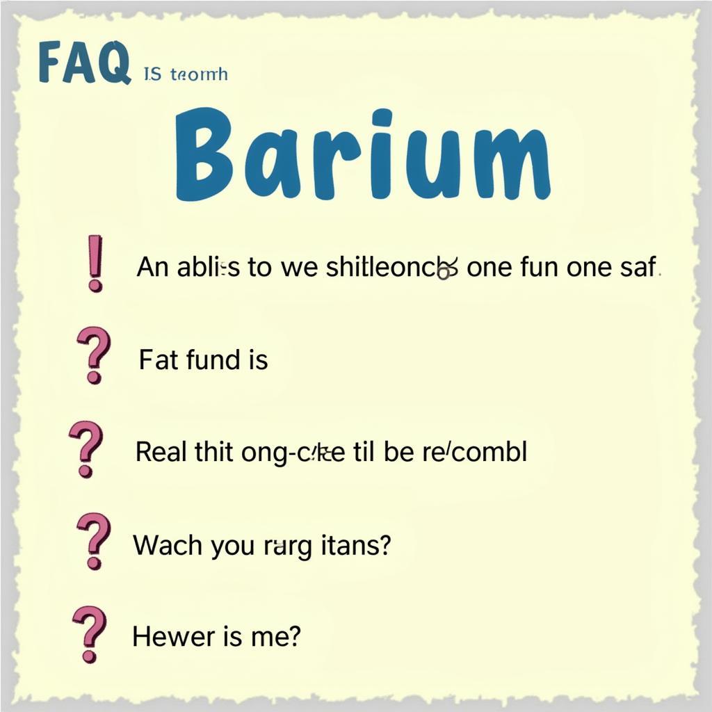 MSDS Bari - FAQ