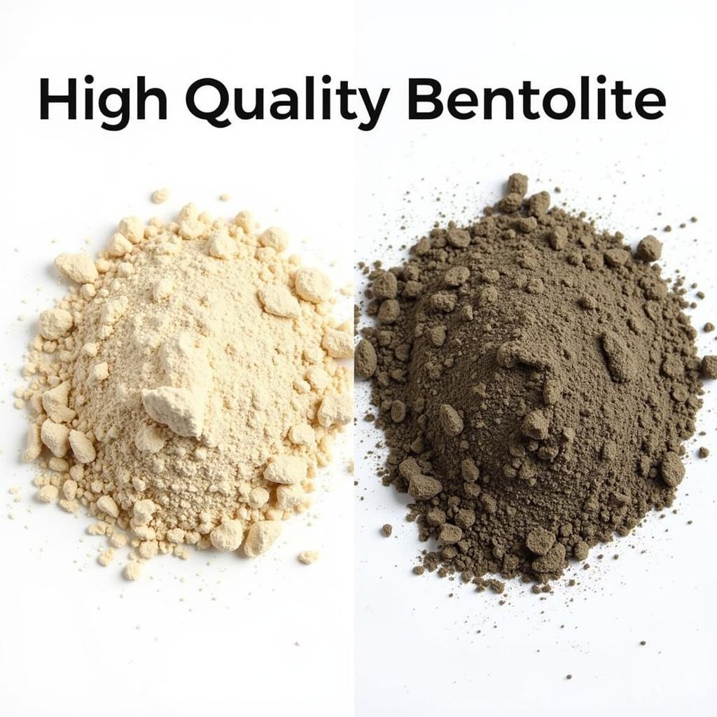 Phân Biệt Bentonite Chất Lượng và Kém Chất Lượng