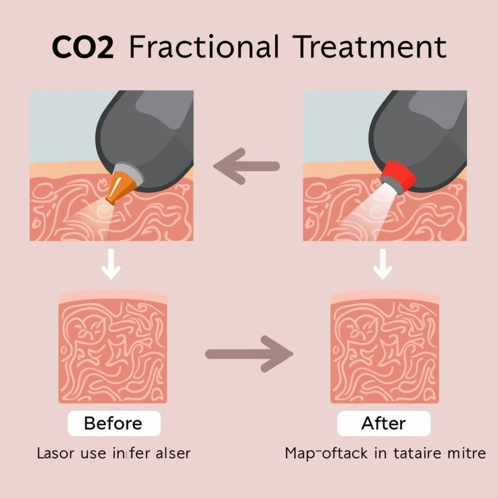 Phân biệt các tia laser thẩm mỹ: CO2 Fractional