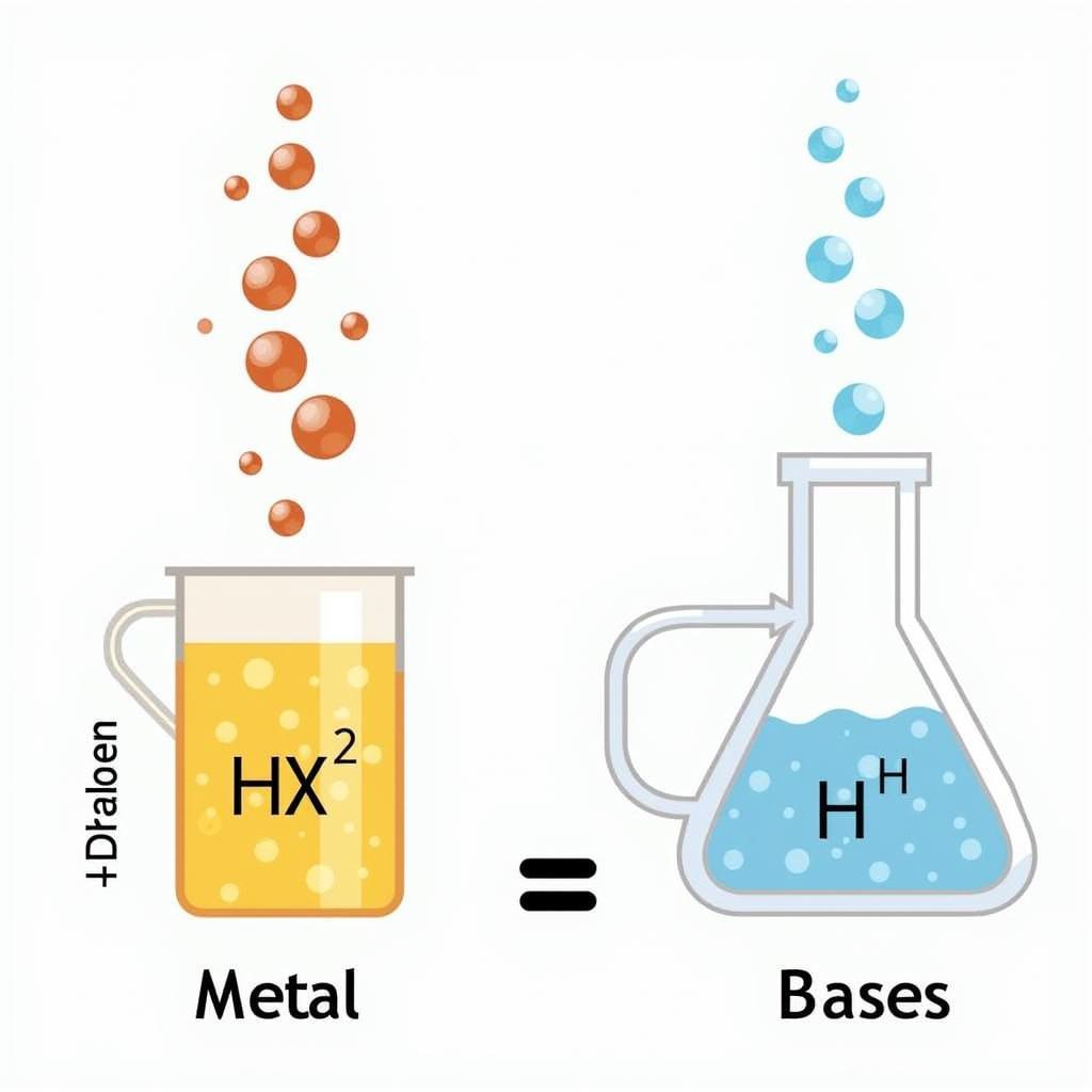 Phản ứng của HX với oxit và bazơ