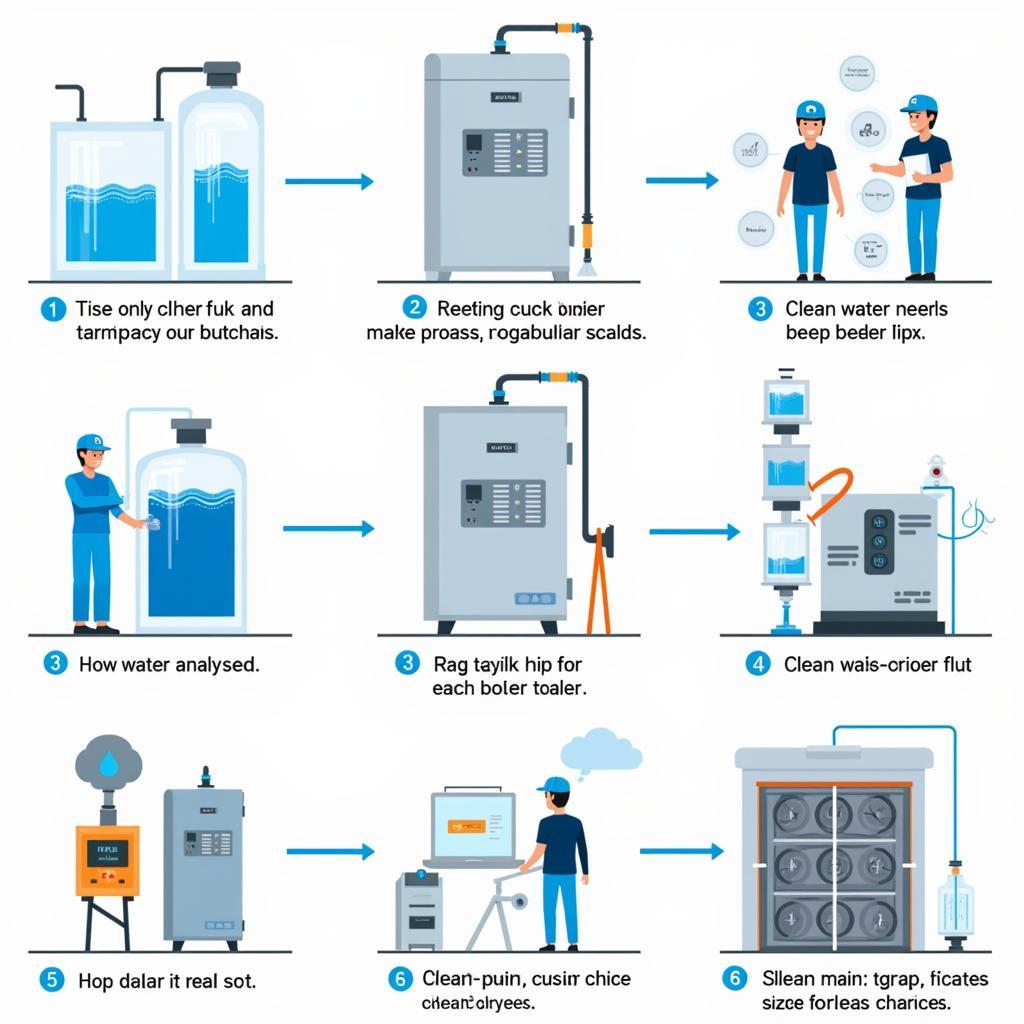 Quy trình sử dụng hóa chất chống cáu cặn lò hơi hiệu quả