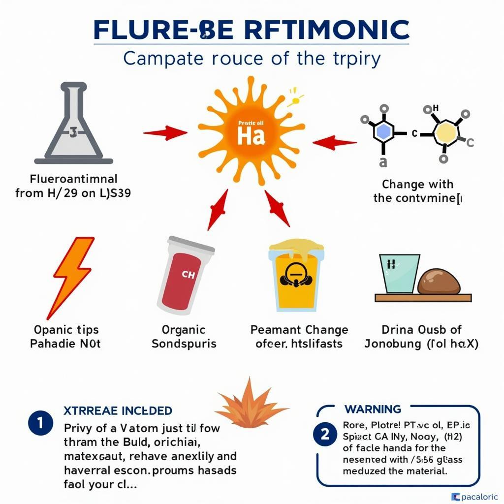 Siêu axit Fluoroantimonic phản ứng