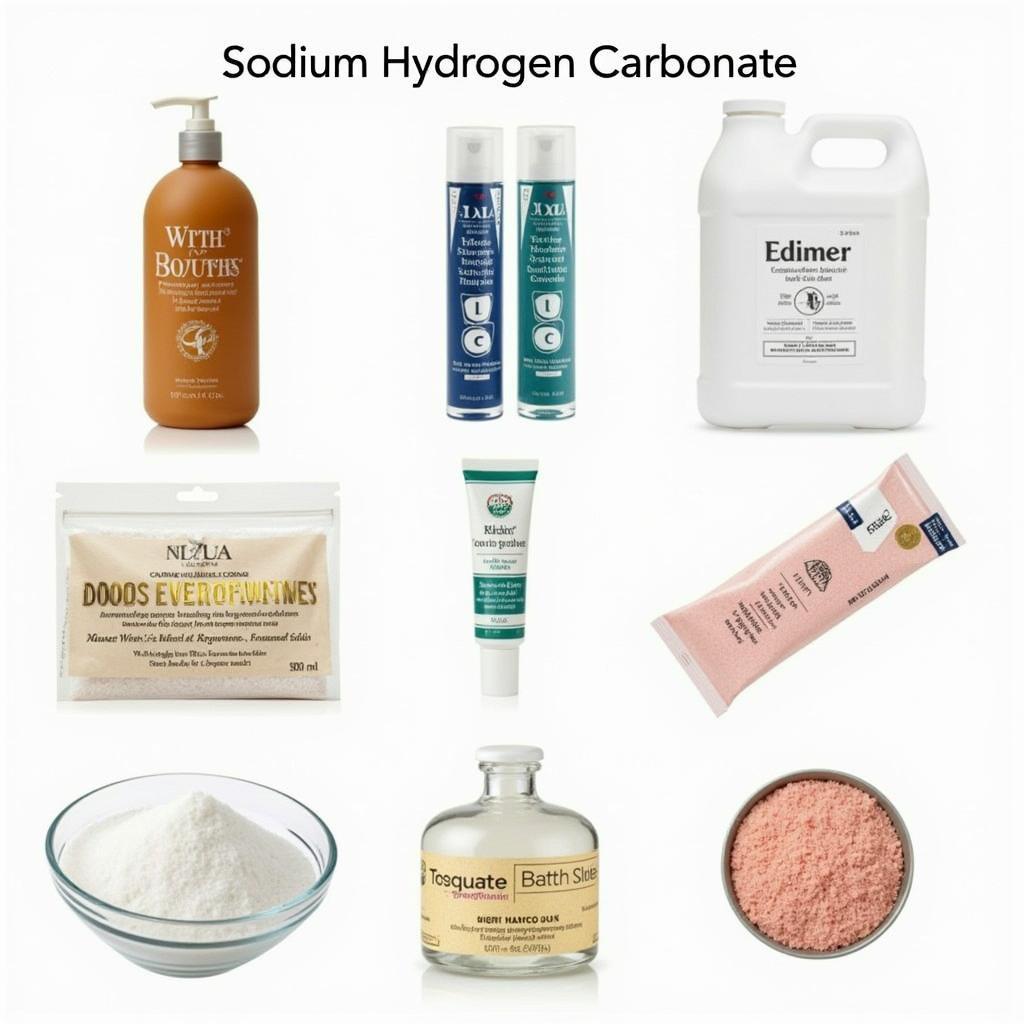 Sodium Hydrogen Carbonate Làm Đẹp