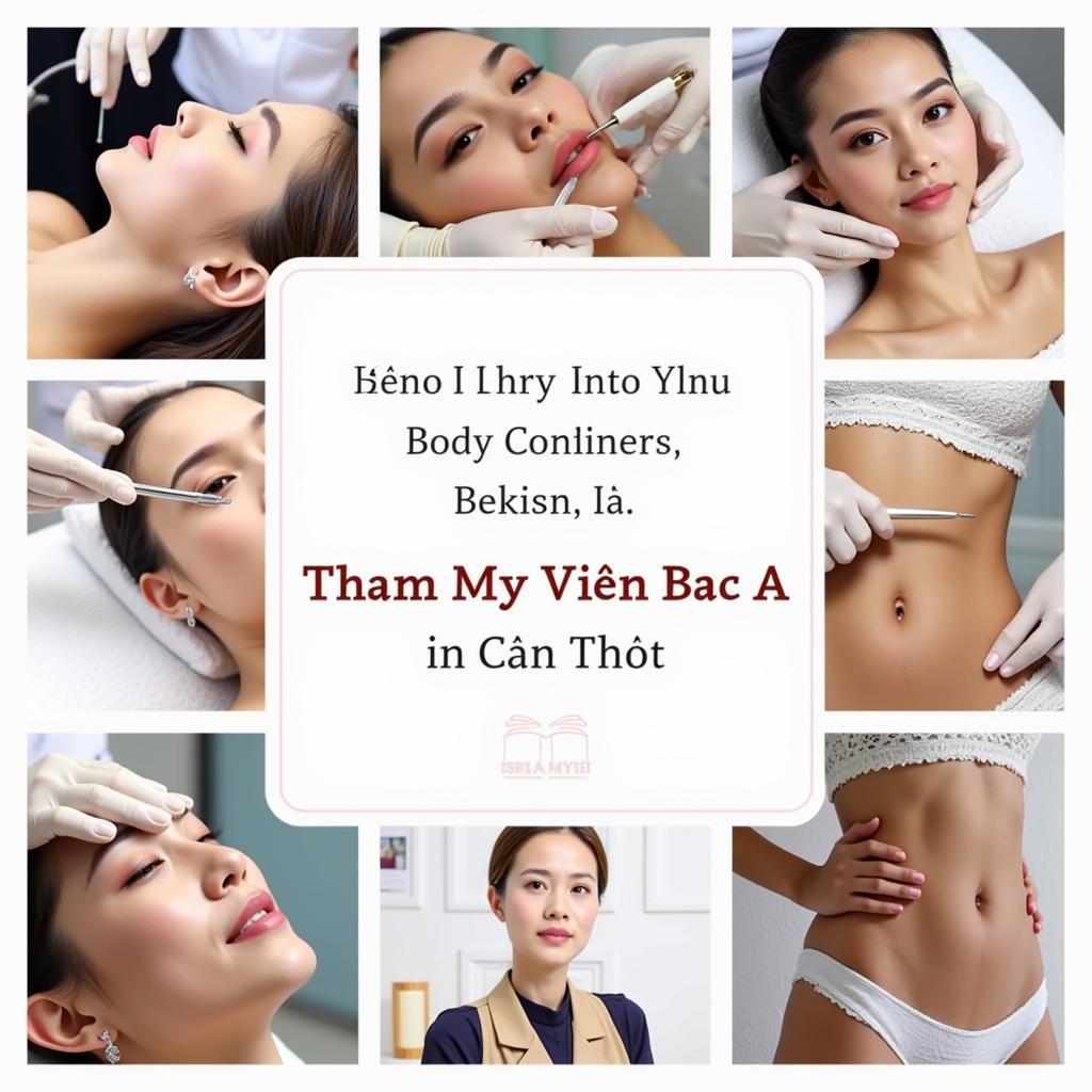 Thẩm mỹ viện Bắc Á Cần Thơ: Dịch vụ đa dạng